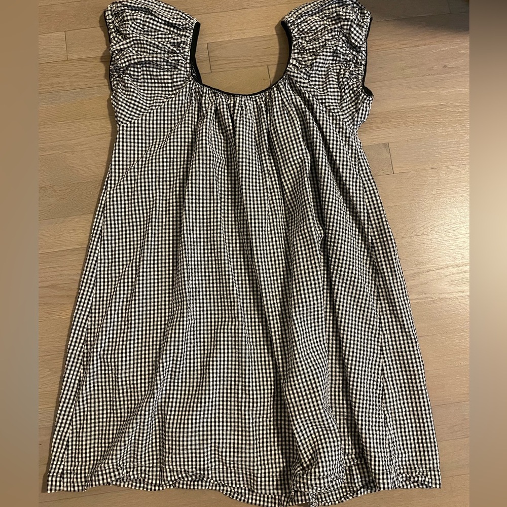 Doen inspired gingham dress